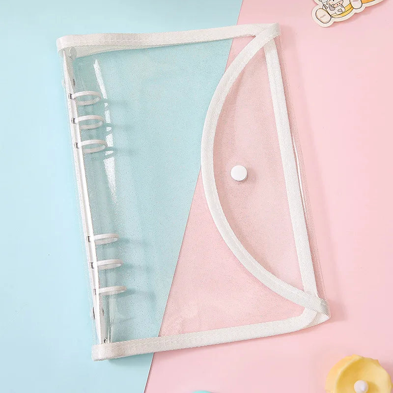 Cute Color Grid A5 A6 Loose Leaf Notebook Refill Spiral Binder Index Inner Page Item Paper Stationery