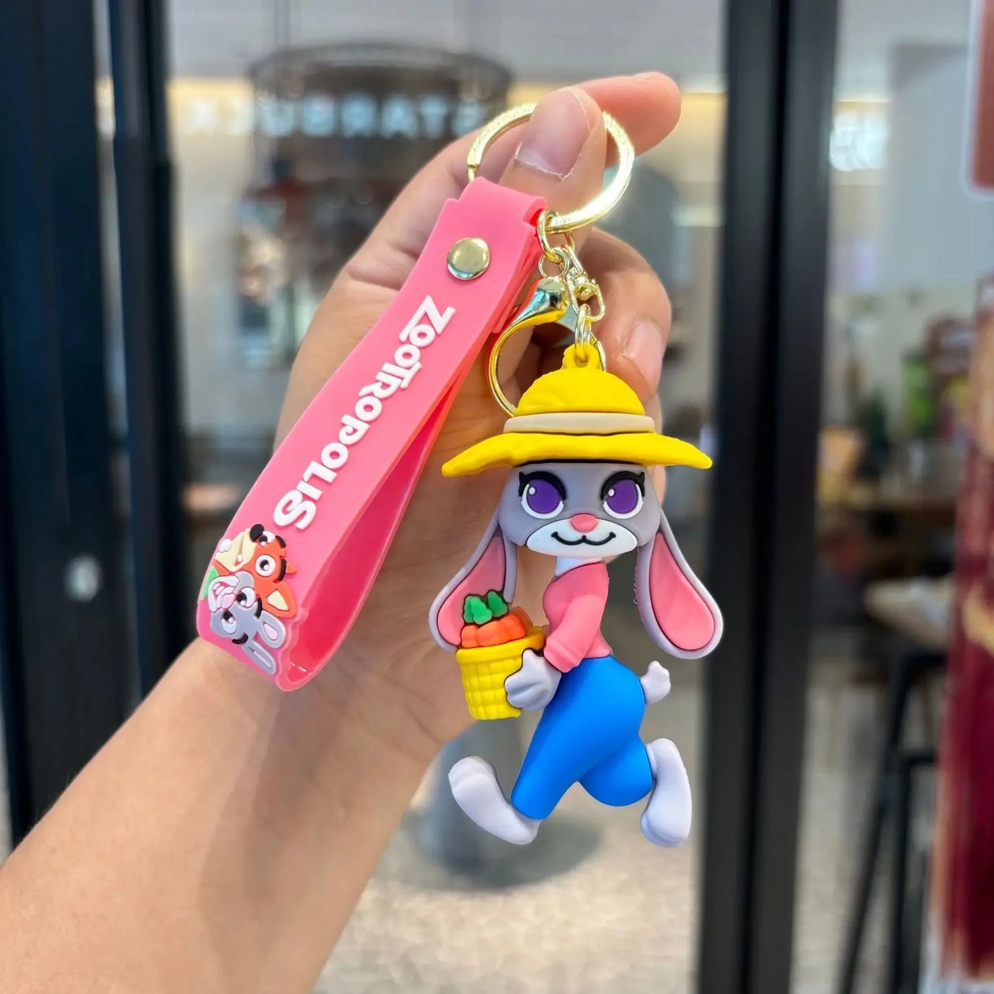 Zootopia 2 PVC Cartoon Character Keychain  Judy Nick Chief Bogo Couples Bag Hanging Decoration | Festival Surprise Gift For Kids