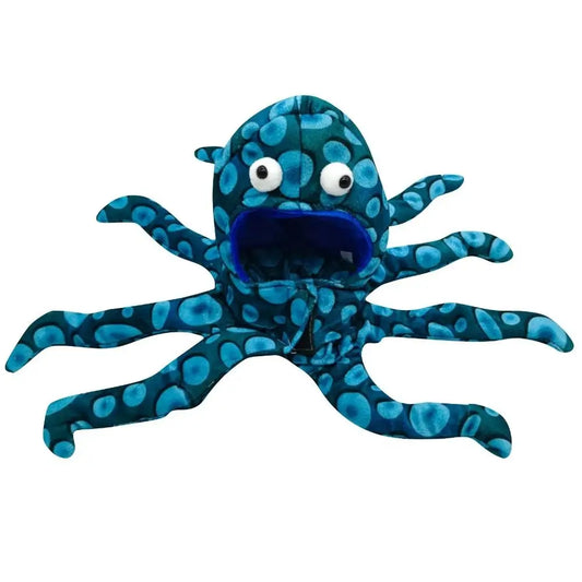 Octopus Pet Costume – Blue Funny Halloween Outfit for Dogs & Cats, S–L