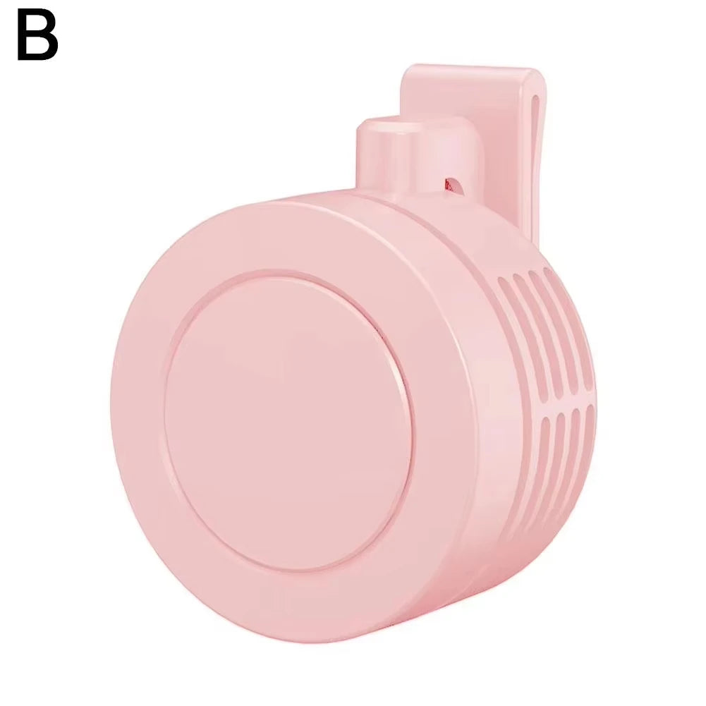 Mini Waist Clip Fan USB Rechargable Summer Cooling Fan Hanging Waist Neck Fan Portable Silent For Outdoor Camping Fishing 2026