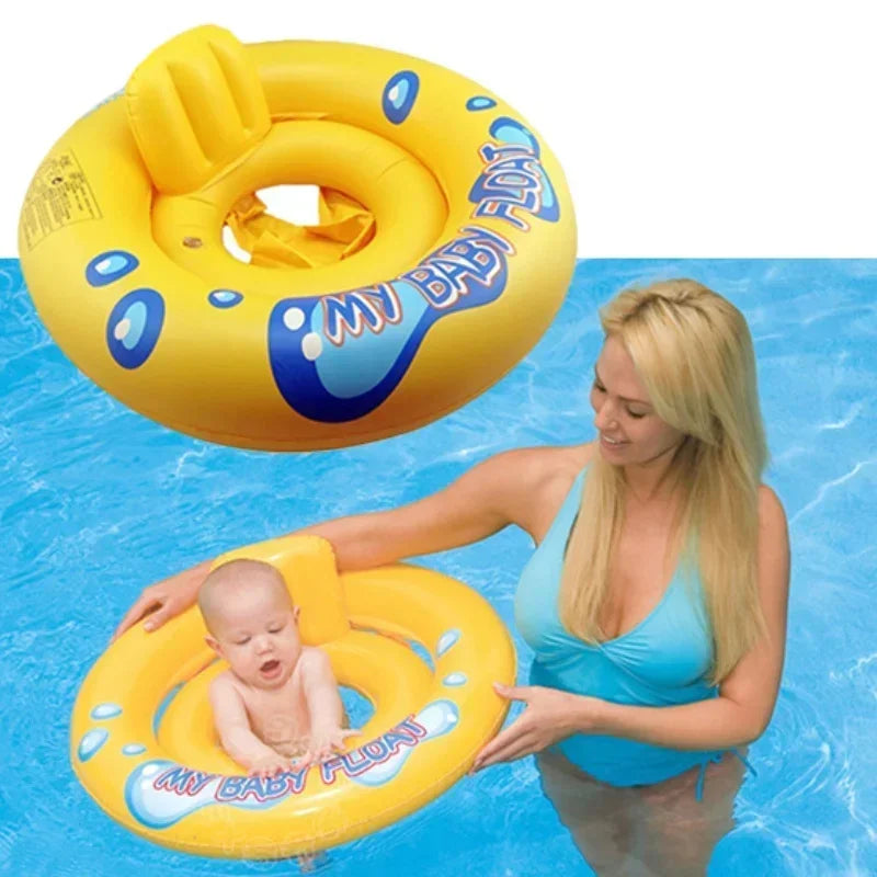 Thickened Baby Swimming Ring Cartoon Summer Water Toys Float Seat Outdoor Pool Party Water Play Equipment Inflatable Float Chair