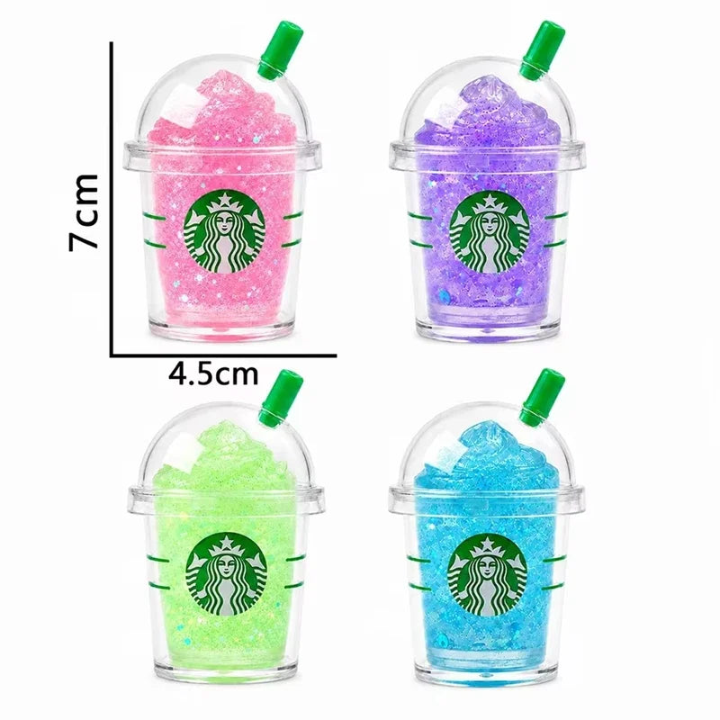 NeeDoh Blind Box Iced Coffee Cup Best Seller Portable Mini Squishy Fidget Toy Squeeze Decompression Halloween Christmas Gifts