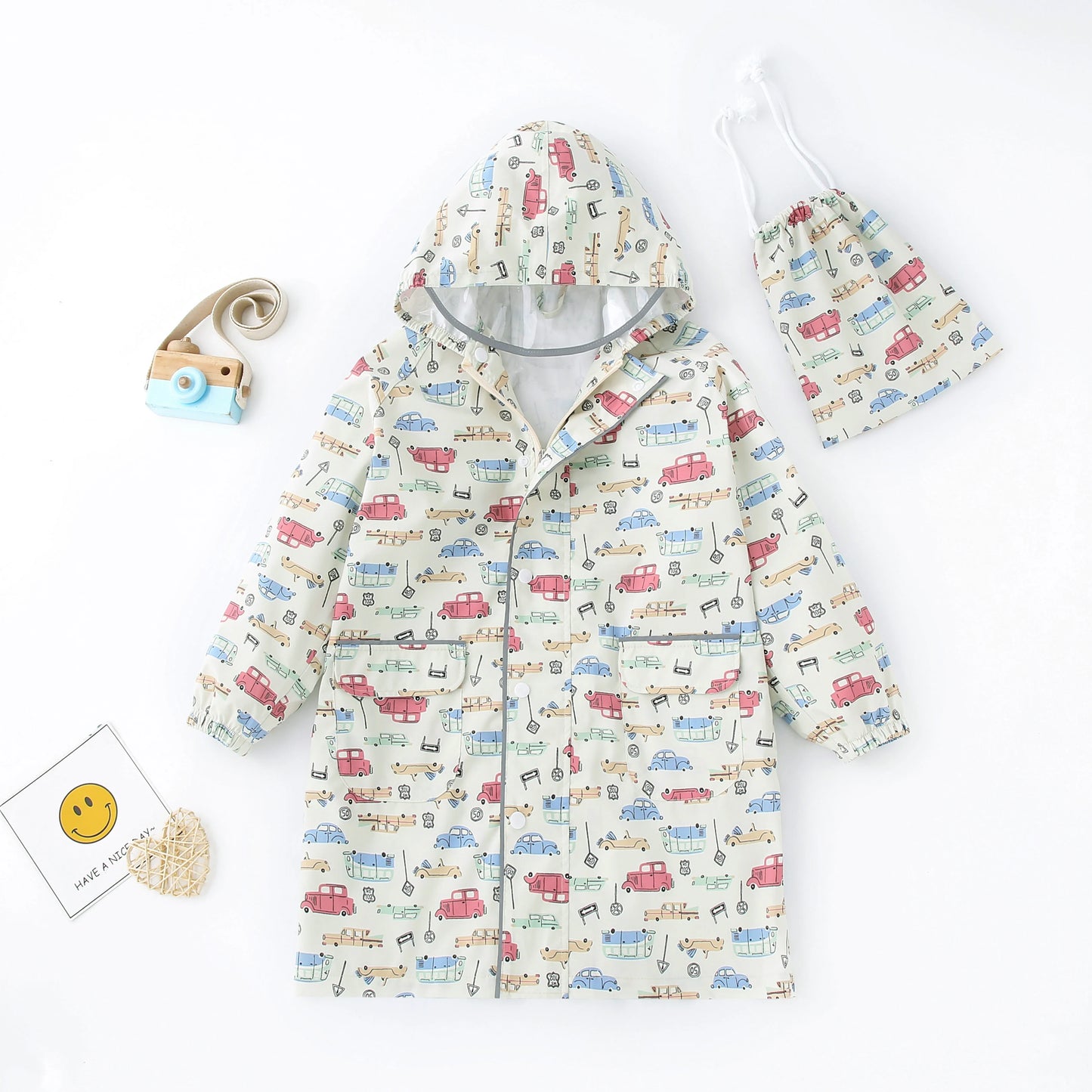 Children’s  Raincoat World Children Rain Coat Kids Boy Girl  Tour Light Waterproof Soft Rainwear Raincoats for kid