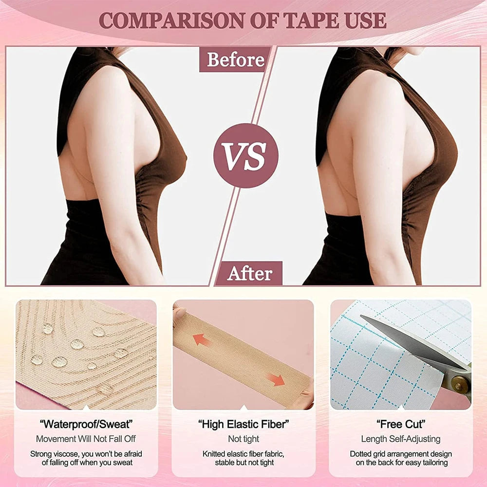 5Rolls/Set Kinesiology Tape, 5cm x 5m Waterproof Athletic Tape, Uncut Kinetic Tape, Elastic Muscle Tape, Sports Tape, Knee Tape