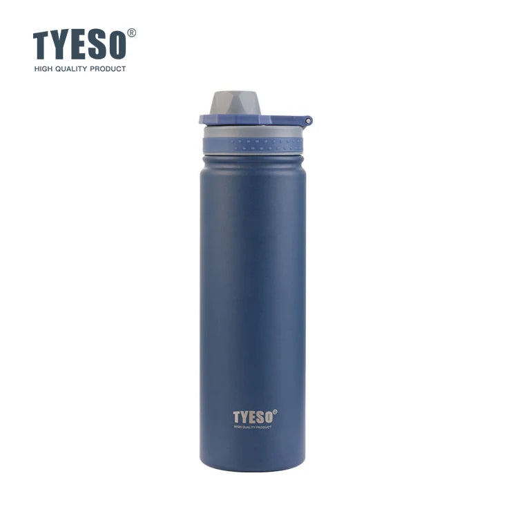 TYESO Thermos Bottle Car Insulated Flask Water Tumbler for Outdoor Sports Travel Vacuum Flasks Stainless Steel Thermal Cup