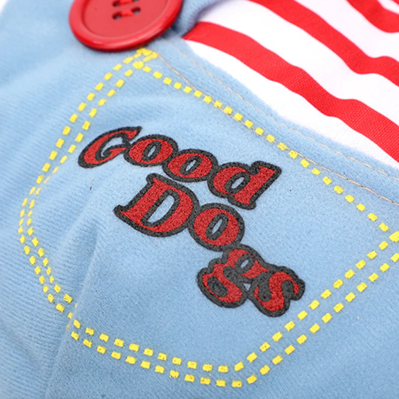 Red Funny Pet Costume – Halloween Outfit for Small & Medium Dogs & Cats, XS–XL