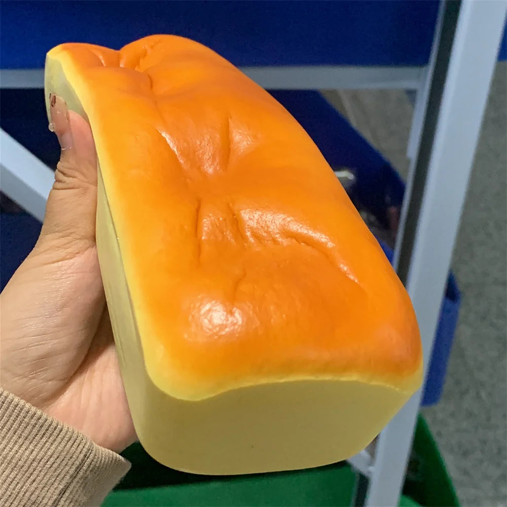 Fluff Cake Model Squishy, Slow Rebound Soft Cheese Sponge Toy, Comfortable Thick Finger Sticky Sensory Toy