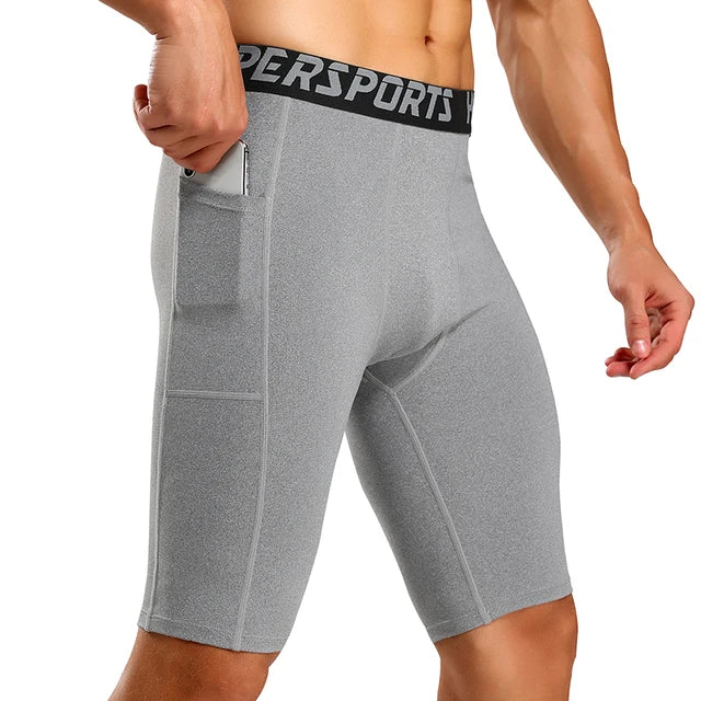 2026Compression Shorts Men Summer Sportswear Training Tights Gym Fitness Leggings Short Pants Sport Bottoms Running Shorts Men