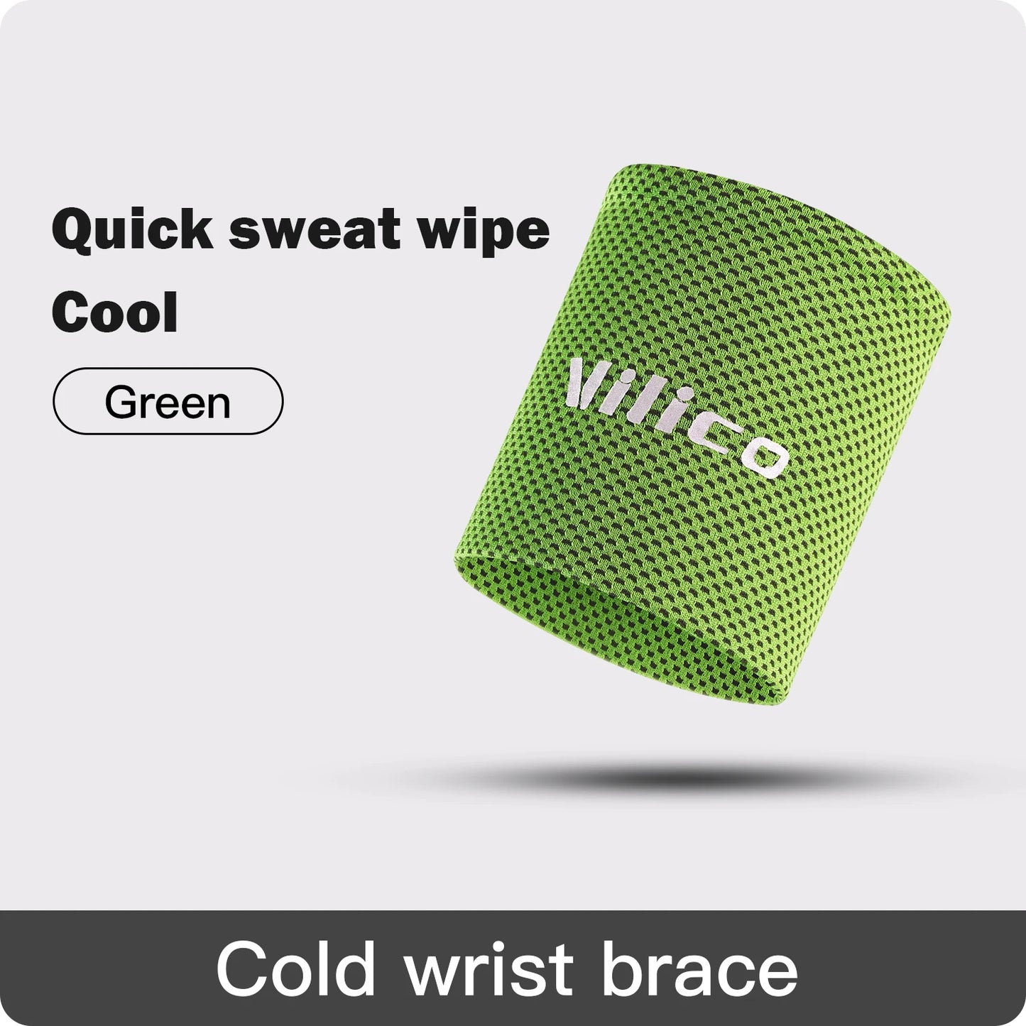 1 PC Summer Ice Cooling Wrist Sweatband Tennis Sport Wristband Volleyball Gym Wrist Brace Support Sweat Band Towel Wrist Protect