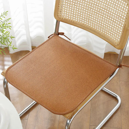 1PC 40cm/45cm/50cm Breathable Summer Cooling Seat Cushion  Seat Cushion Cool Mat Non-slip Cooling Bamboo Chair Seat