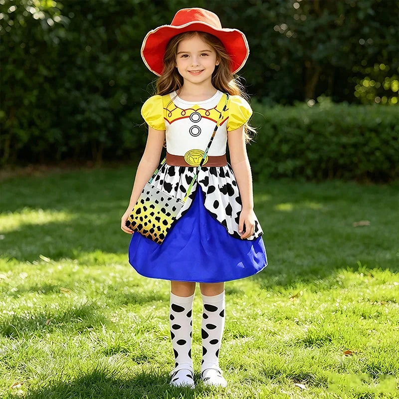Kids Cowgirl & Cowboy Costume Set – Western Outfit in 11 Styles, Heights 90–150 cm