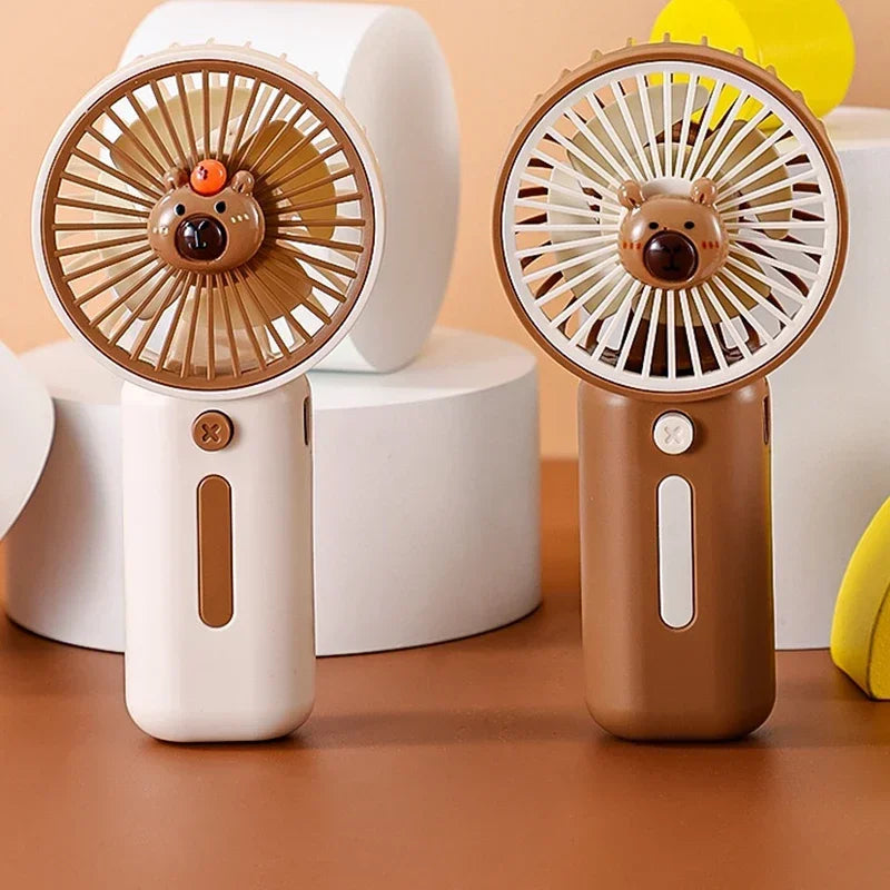 New Mini Fan with High Wind Power, Portable Handheld Fan, USB Charging, 3-speed Wind Speed, Summer Cooling