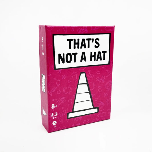 Fun That’s Not a Hat Happy Party Game Set,Top Board Game with Basic Extended Card Game, English Tabletop Game for 3-8 Players
