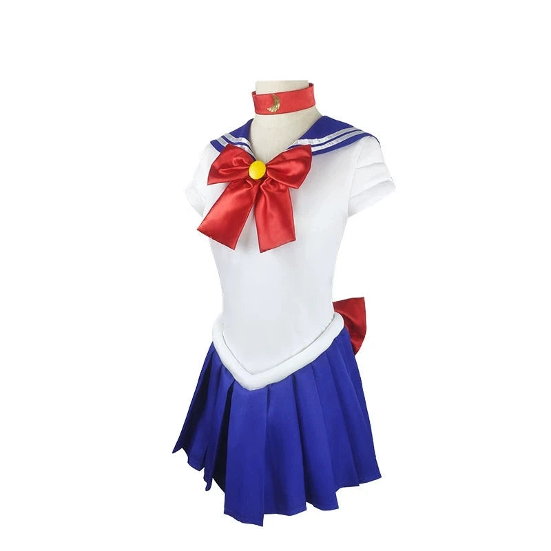 Adult Girls Anime Sailor Moon Cosplay Costume Tsukino Usagi Uniform Dress Outfits Cosplay Outfit Halloween Carnival Suit