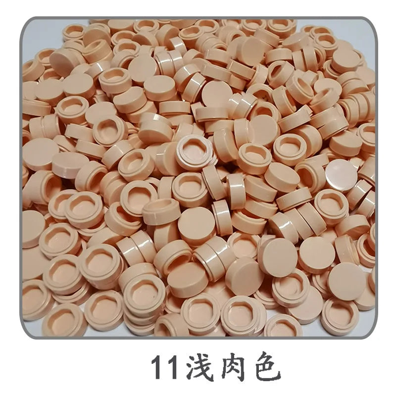 500pcs 1x1 Round  98138 Pixel Art Remix Building Block Toy Mosaic Drawing Series