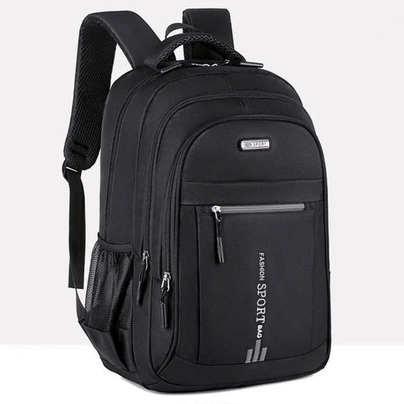 Spring new backpack male leisure business travel backpack Large capacity junior high school bag female computer men's bag