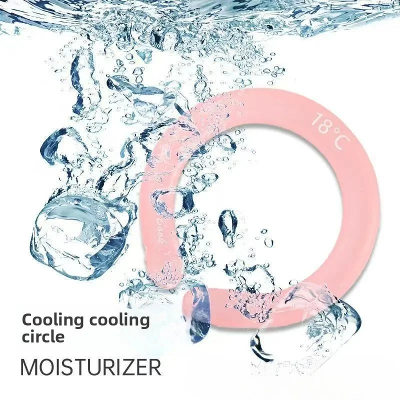 Summer Neck Cooling Ring Outdoor Running Fitness Fishing Cycling Travel Cool Neck Ring Portable Outdoor Cooling Accessories