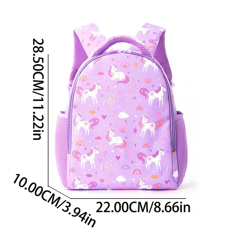 Feihong Cross-border Children's Backpack Primary School Student Rainbow School Bag Children's Backpack Travel Lightweight Casual