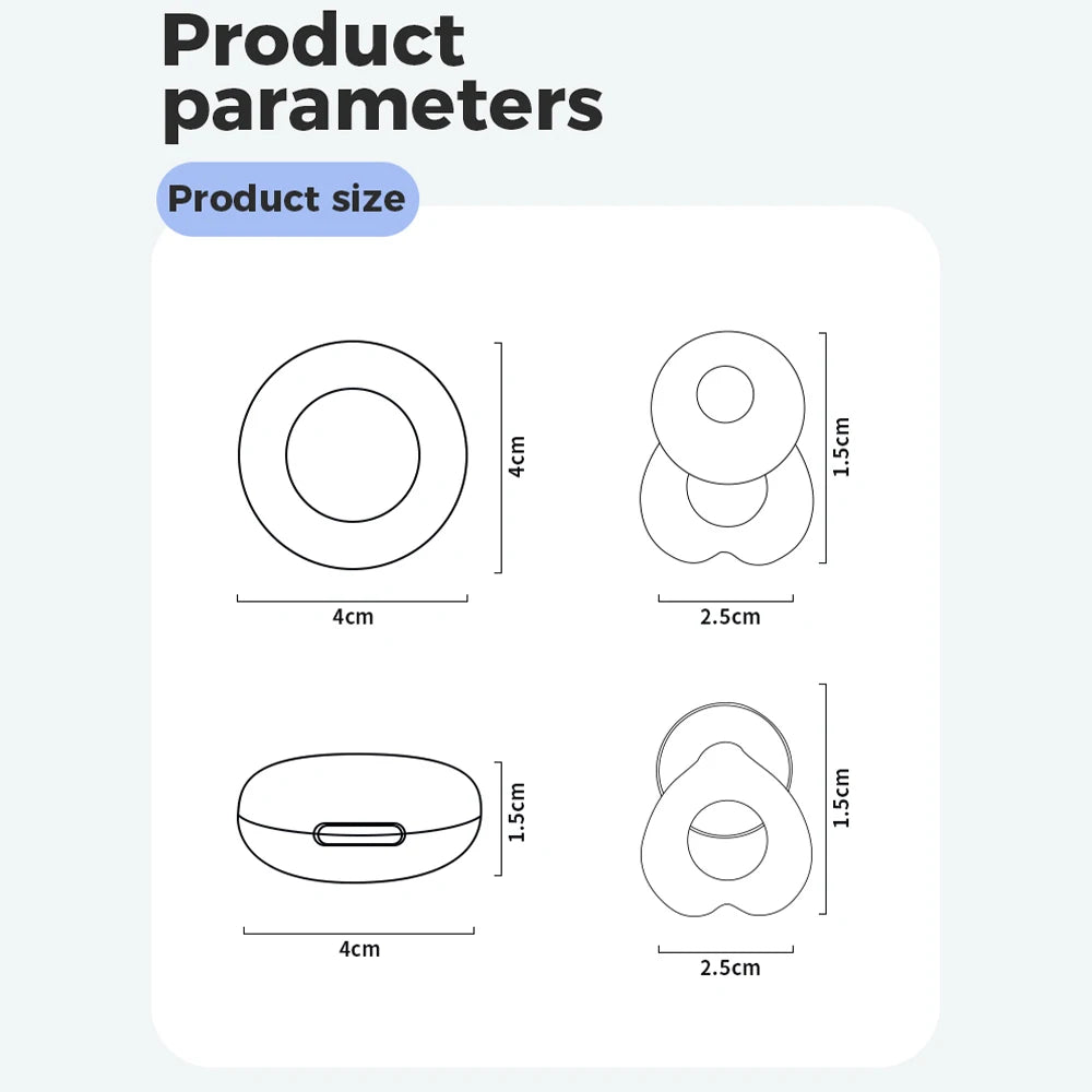 Silicone Ear Plugs for Sleeping 30dB Noise Cancelling Ear Plugs for Sleeping Concerts Work Plane Travel Waterproof Silicone Earp