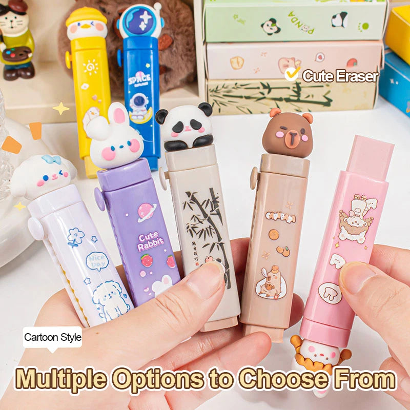Creative Cartoon Eraser for Elementary School Students Cute and Traceless Eraser for Children to Promote Learning and Exams Penc