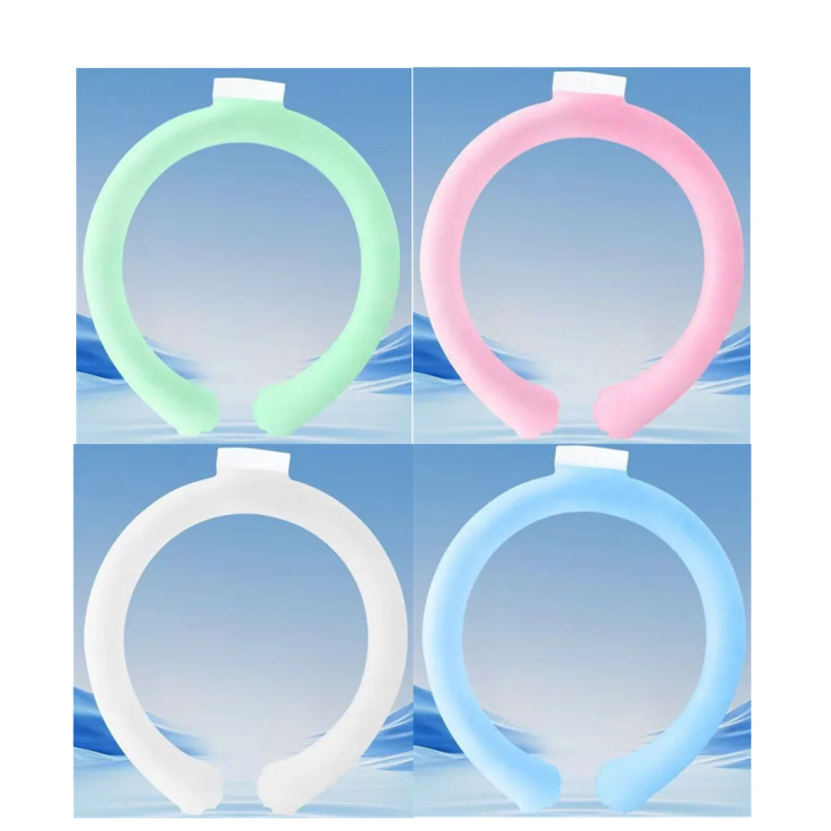 Summer Neck Cooling Ring Outdoor Running Fitness Fishing Cycling Travel Cool Neck Ring Portable Outdoor Cooling Accessories