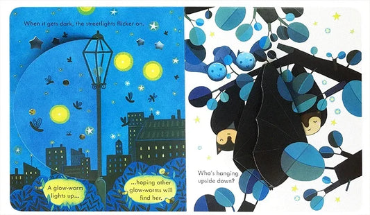 Usborne Peep Inside Night Time 3D Flap Educational English Picture Book for Kids Baby Interactive Activity Reading Books