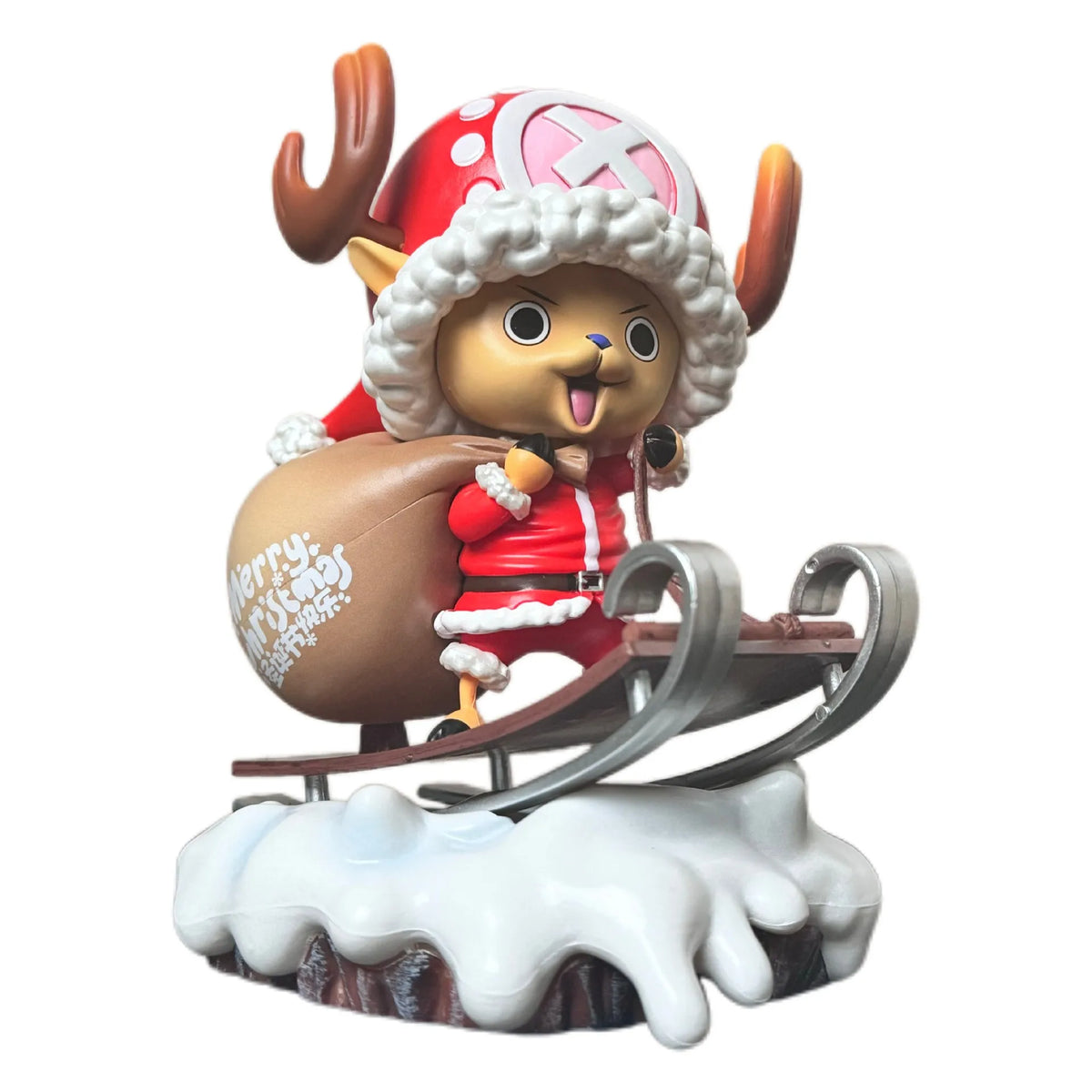 One Piece Christmas sled, large Christmas Joba figurine, model box, anime wholesale ornament