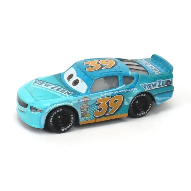 Disney Pixar Cars Toys racing Lightning McQueen Jackson Storm The King Mater 1:55 Diecast Metal Alloy Model Car Kid Gift