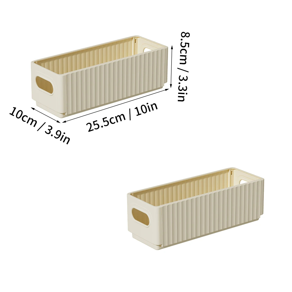 WORTHBUY Multi-functional Foldable Plastic Storage Box Kitchen Storage Organization Seasoning Jar Organizer Box Food Contianer