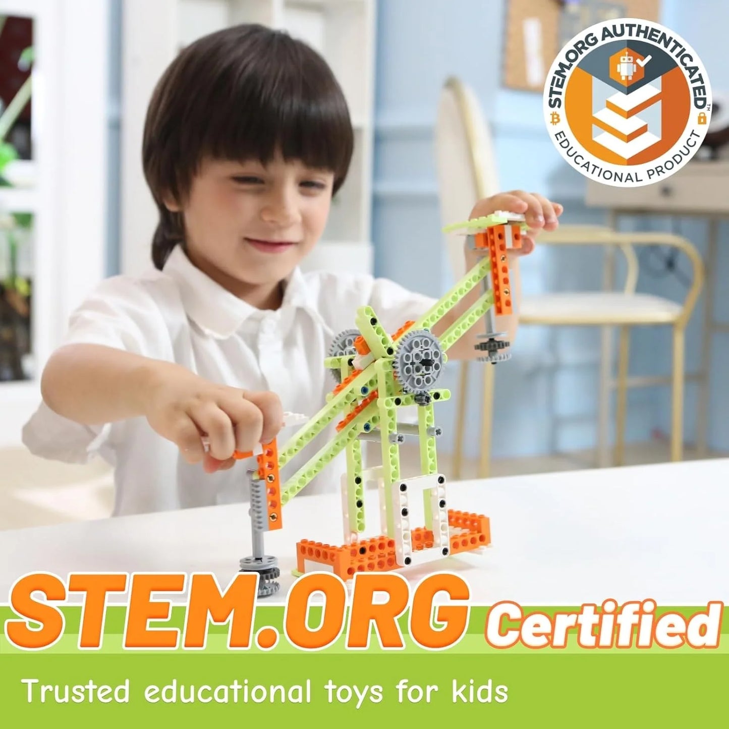 Apitor Robot E STEM Kits for 8-12 Year Old Boy Girl, 14 in 1 Educational Construction Science Kit with Learning Materials