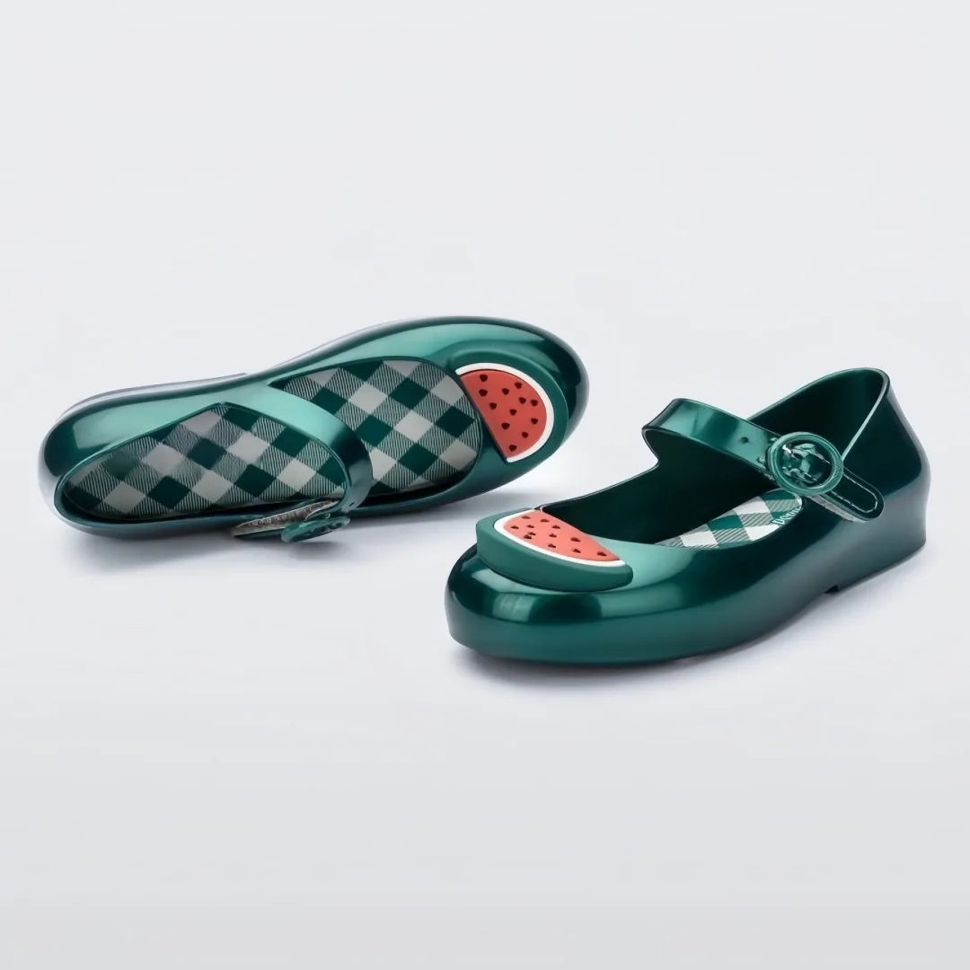 2025 New Style Original Brand Children Spring Jelly Shoes Princess Girl Summer Fruit Flower Sandal Kids Fashon Beach Shoe HMI177