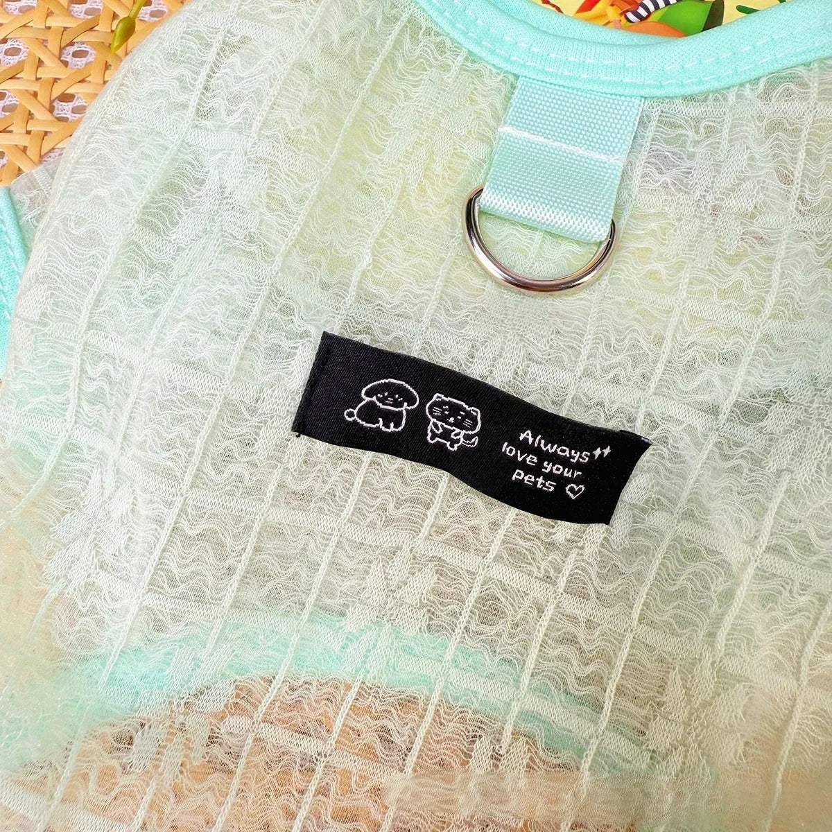 Spring Summer Dog Four Legged Jumpsuit Breathable Mesh Thin Pet Clothes Sun Protection Cooling Puppy Outfit Soft Comfortable App