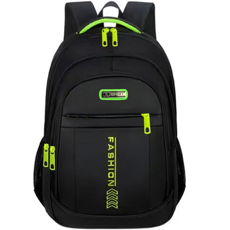 Spring new backpack male leisure business travel backpack Large capacity junior high school bag female computer men's bag