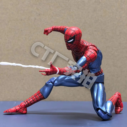 Genuine Ct Toys Spider-Man Mafex 075/185 Figure The Anazing Spiderman Comic Ver Mafex 185 Action Figure Figurine Model Toys Gift