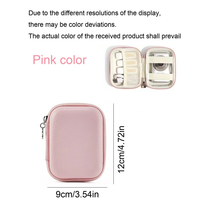 Earphone Data Storage Bag Cable Organizer Bags Mini Zipper Pouch Tech Gadgets Portable Charger U Disk Mini Camera Storage Case