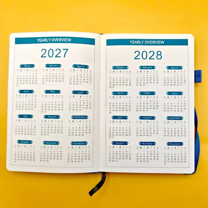3-Year Monthly Planner Calendar 2026-2028-January To December,Softcover with Elastic Pen Holder, Diary Writing Minimalist Design