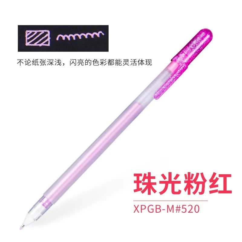 1/3PCS SAKURA Gelly Roll Gel Pens Highlight Marker for Journaling Art Drawing Classic White Ink Assorted Point Fine Medium Bold
