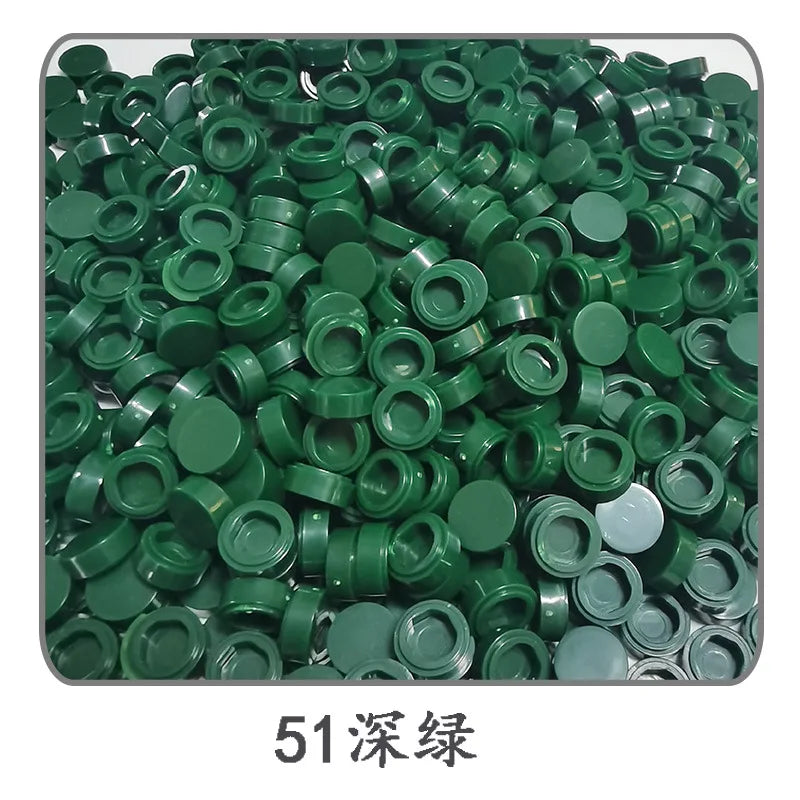 500pcs 1x1 Round  98138 Pixel Art Remix Building Block Toy Mosaic Drawing Series