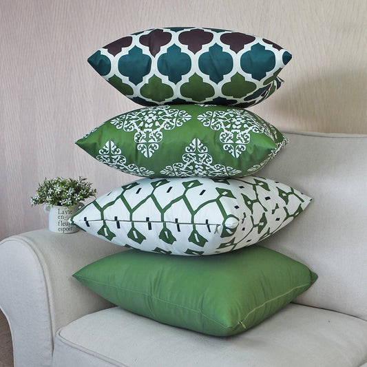 50x70cm Twill Waterproof Colorful Print Outdoor Pillowcase Summer Cool Cushion Cover For Patio Sofa Balcony