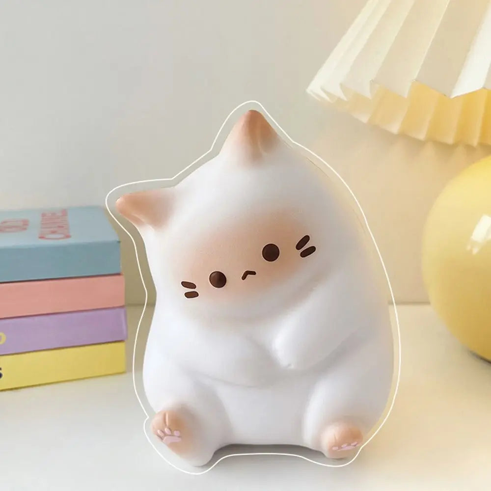 Cat Stress Relief Squishy Toy PU Slow Rising Squeeze Toys Antistress Ball Cartoon Table Ornaments Squishy Stress Reliever Toys