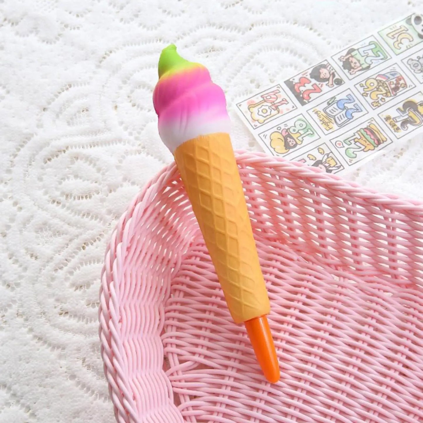 Fancy Pencil Fidget Topper Stress Relief Pen Pretty Pens to Write for Children and Learning Environments