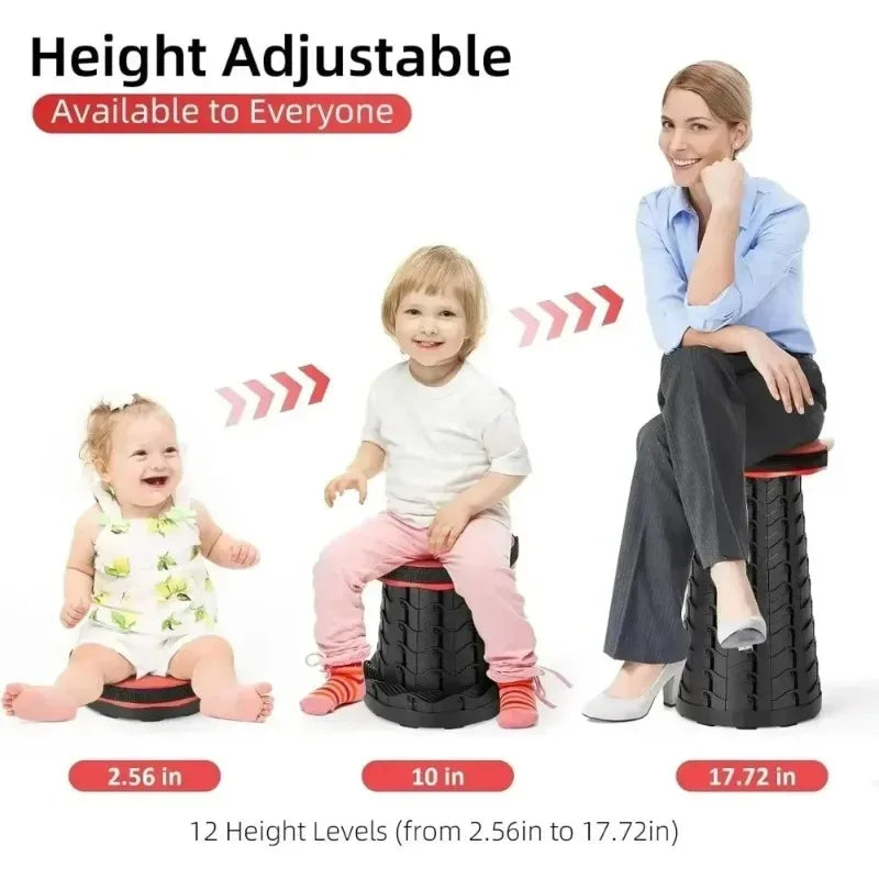 New folding stool telescopic stool outdoor chair portable small bench camping stool fishing stool Mazar home