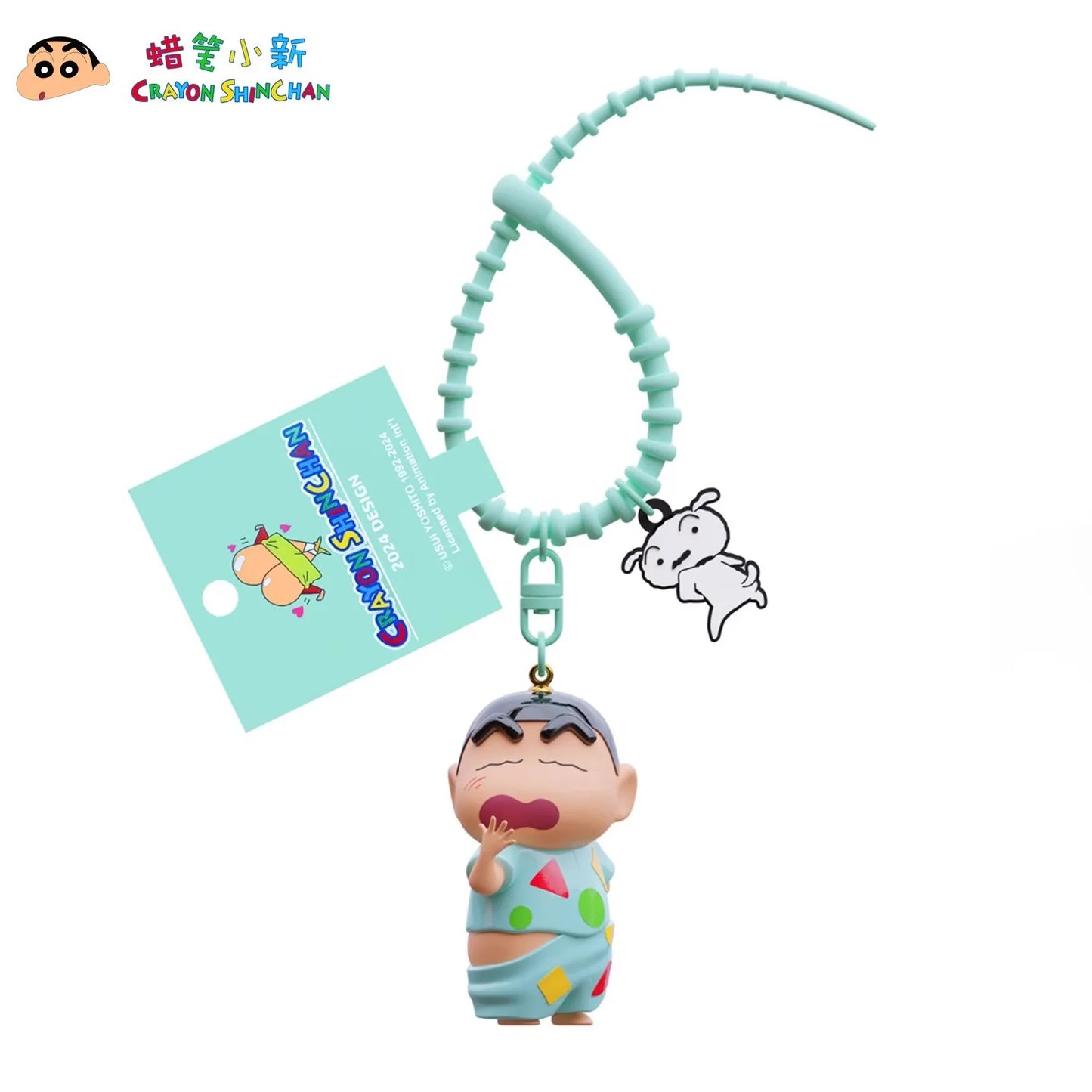 New Crayon Shin-Chan Cartoon Model Keychain Backpack Accessories Bag Pendant Fashion Decor Toy Children Gift
