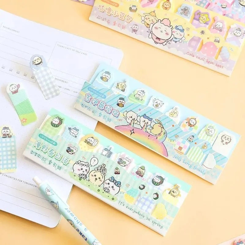 Index Post It Notes Writeable Adhesive Memory Notes Note Cards Stickable Cute in Stock Nagano