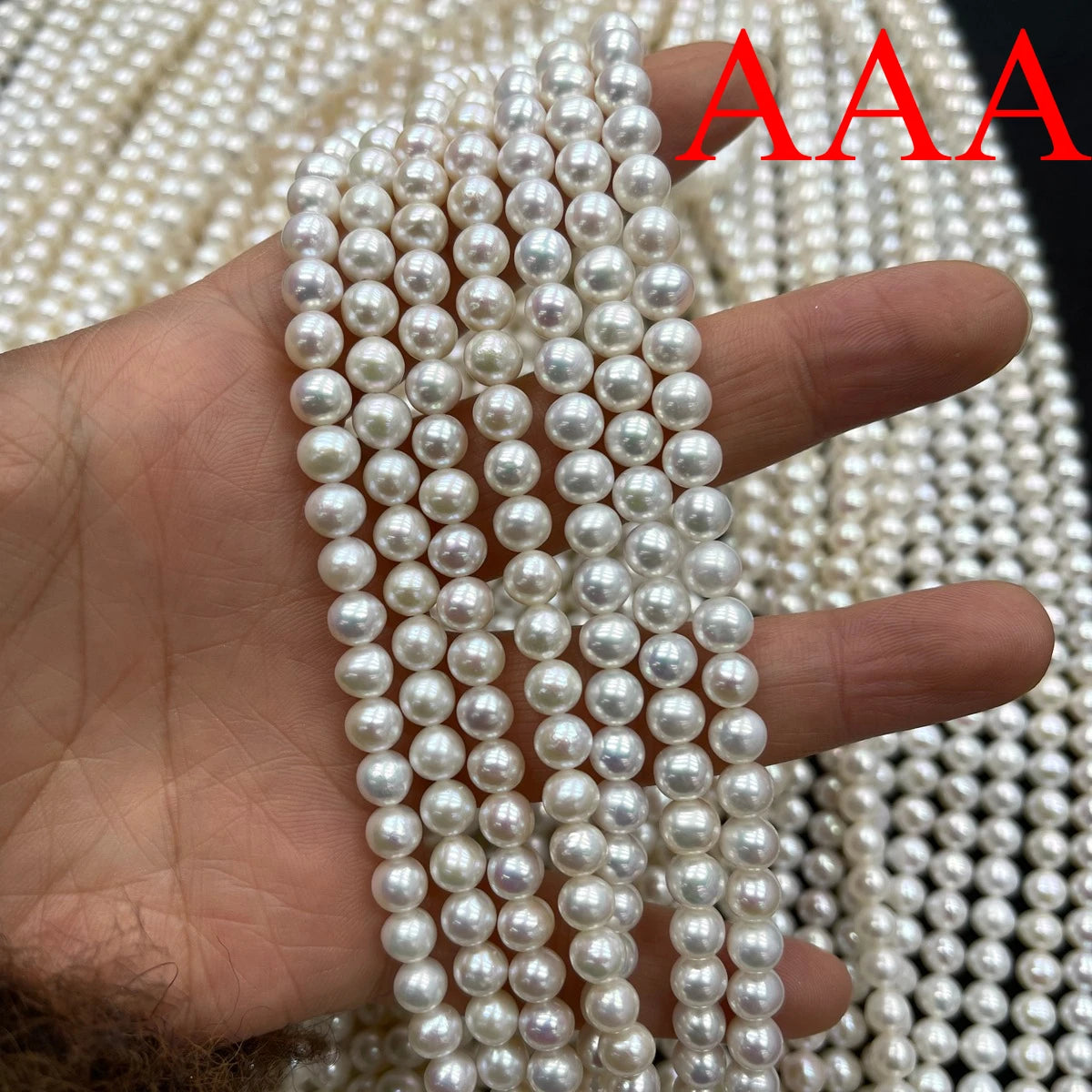 Natural Freshwater Pearl Beads High Quality AA 36cm Punch Loose Beads for DIY Women Elegant Necklace Bracelet Jewelry Making