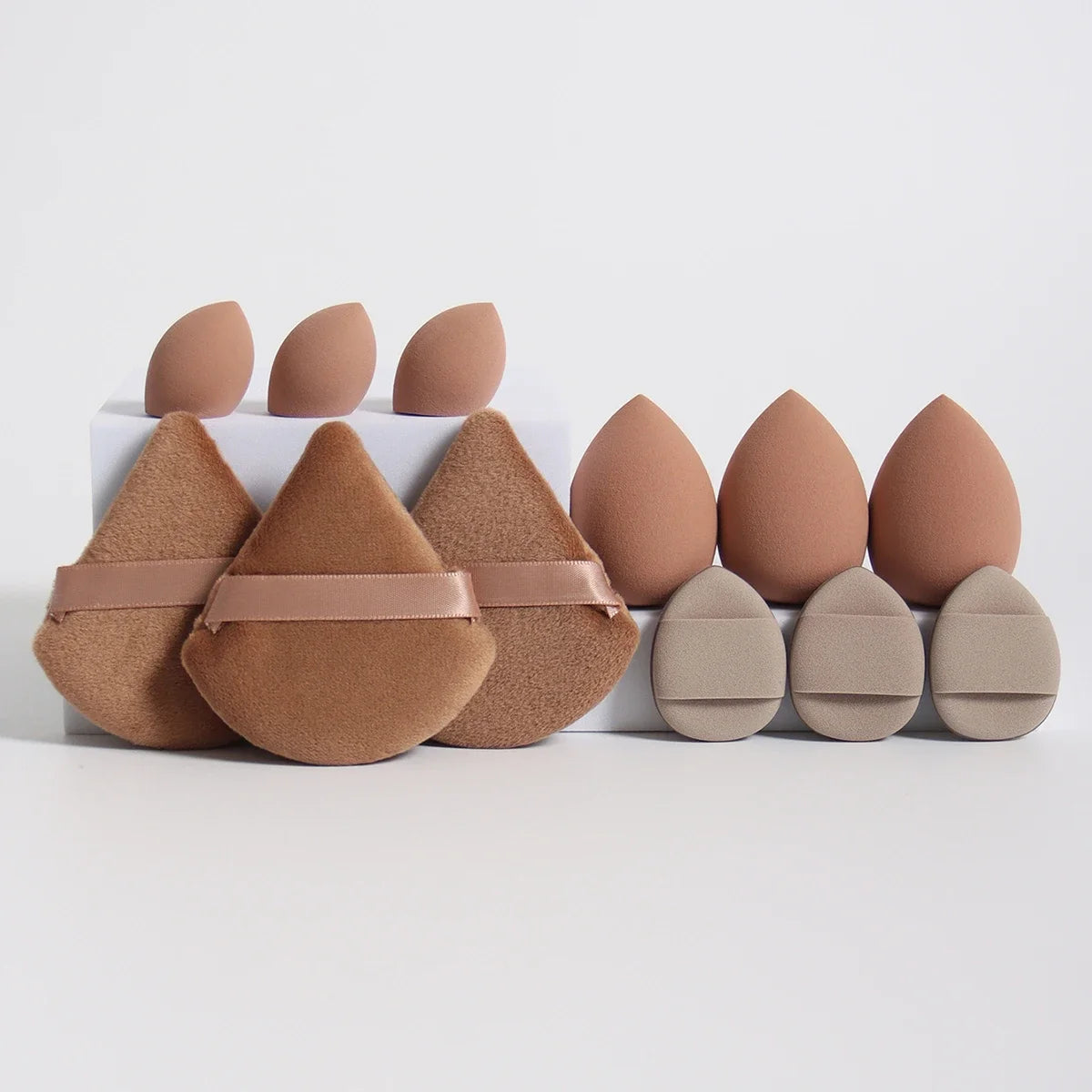 12/15Pcs Makeup Sponge Cosmetic Puff Foundation Sponges Blender Beauty Egg Powder Puffs Women Make Up Accessories Makeup Tools