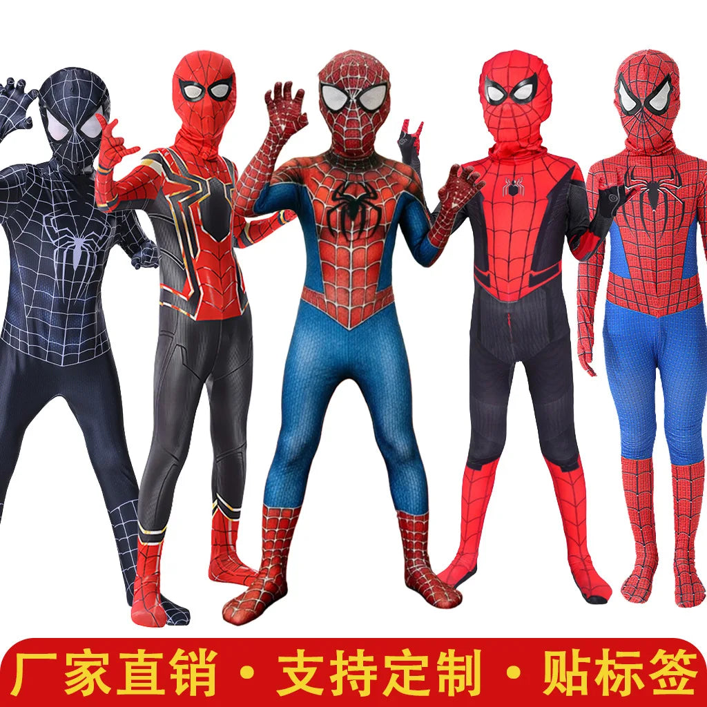 3D Printed Cosplay Jumpsuit Stretch Bodysuit Full Outfit Halloween Party Role‑Play Costume For Adult Men