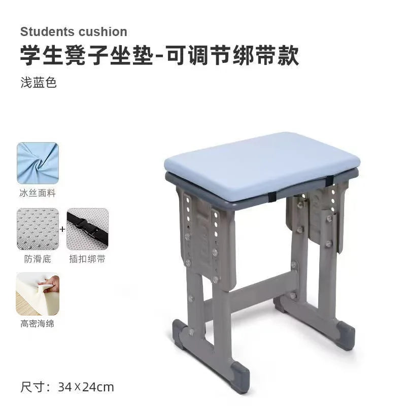 Thickened High-density Sponge Chair Cushion in Summer, Student Seat Cushion, Classroom Stool Seat Cushion, Fart Pad and Butt Pad