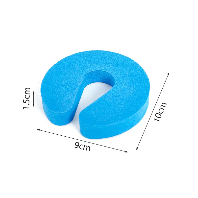 5pcs Foam Door Stopper Home Security Door Clip Kitchen Bedroom Door Stops Baby Kids Safety Finger Protector Guard Door Hardware