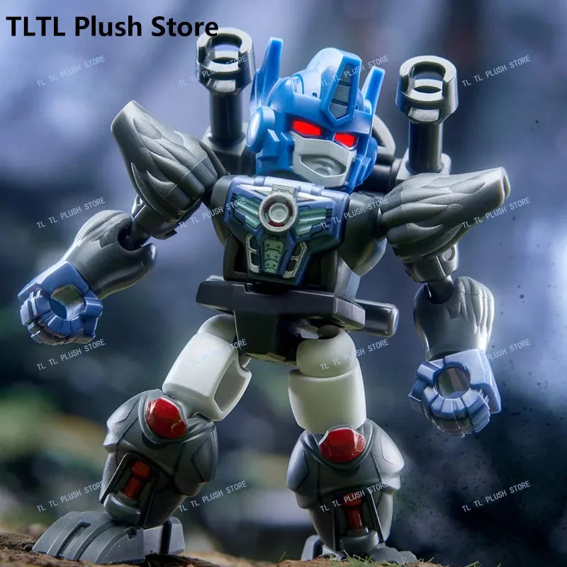Blokees Transformation Defender Version 6 Blind Box BW Megatron Action Figures Toys Bruticus Combiner Boy Birthday Present